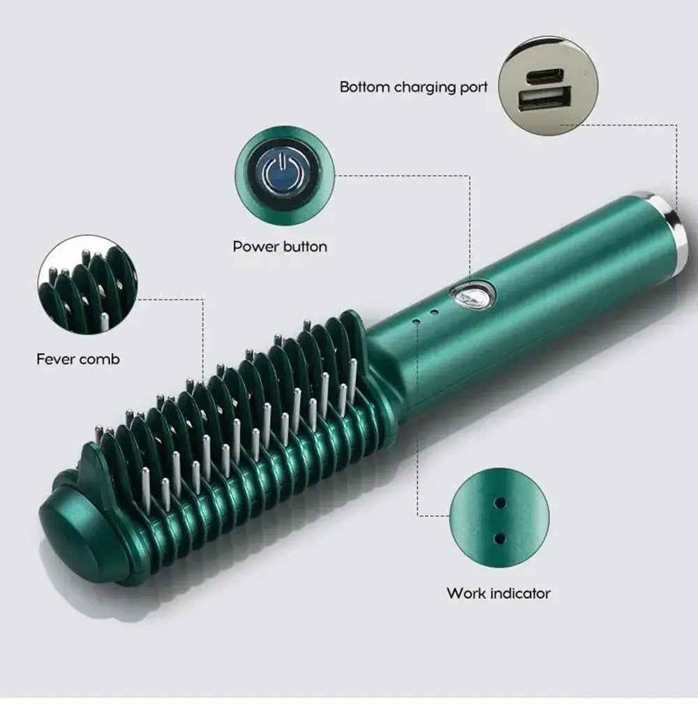Dual-Purpose Electric Hair Comb