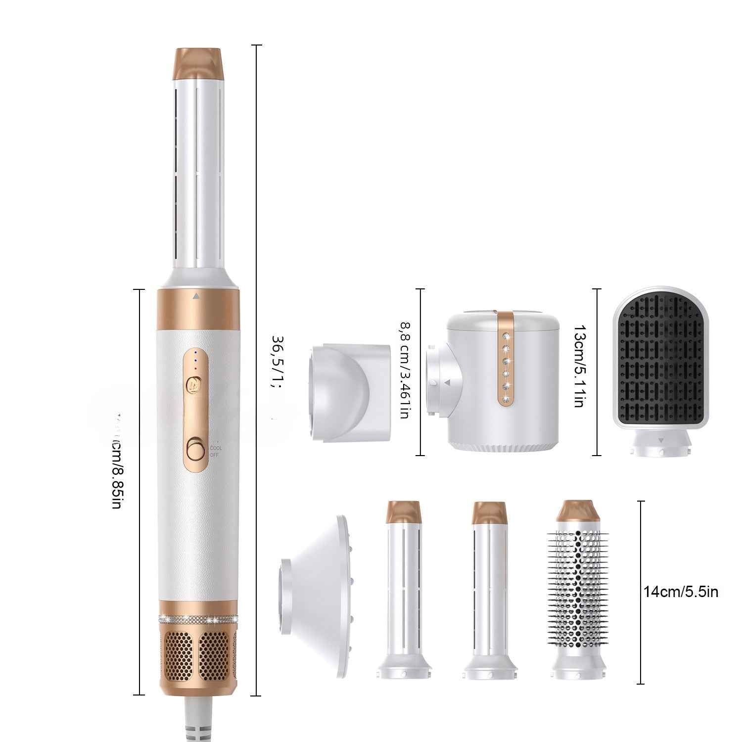 7-in-1 High-Speed Hot Air Brush