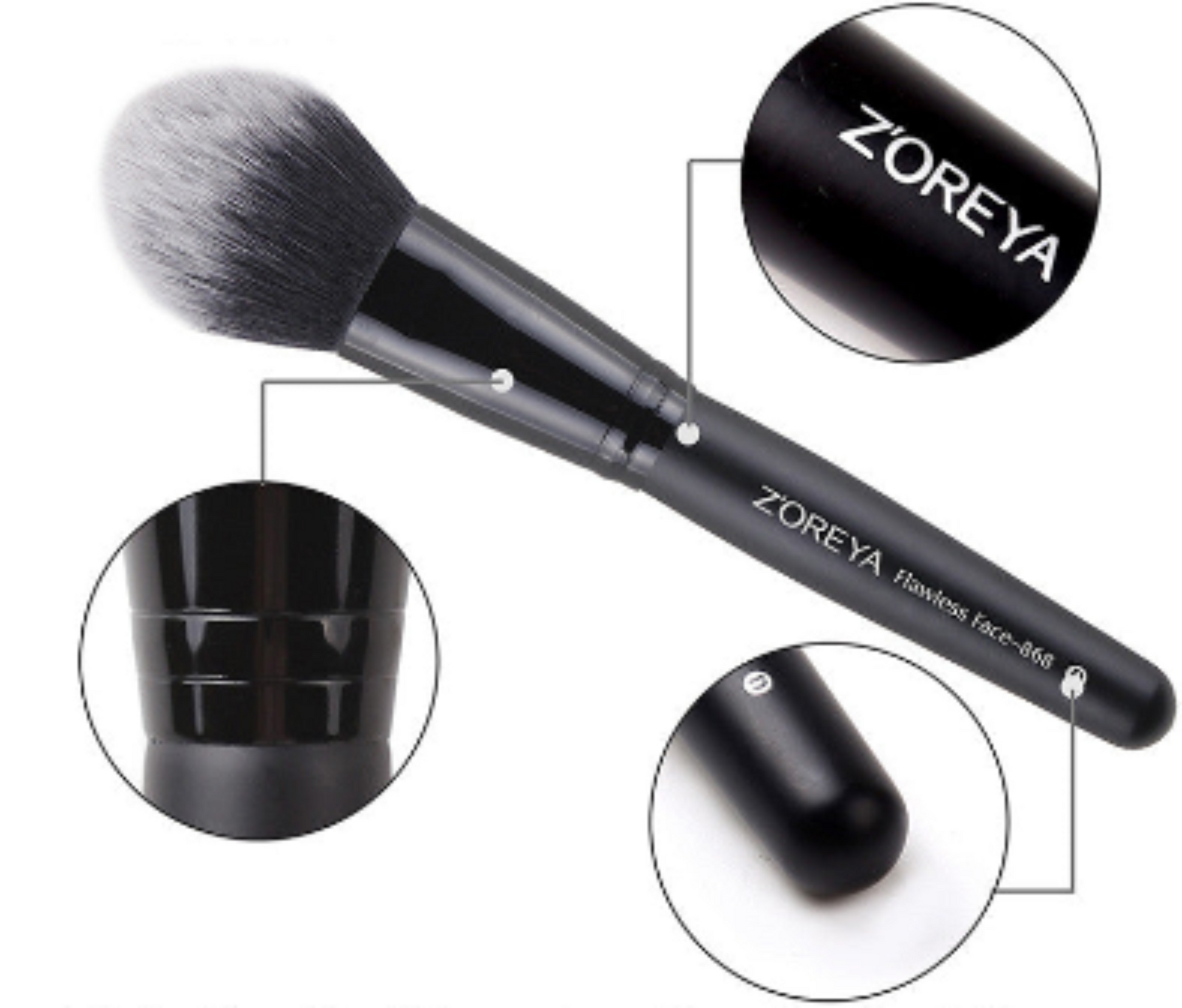 15PC MAKEUP BRUSH SET